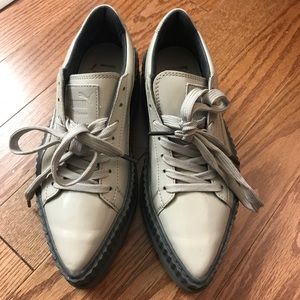 puma pointy creeper patent platform sneakers